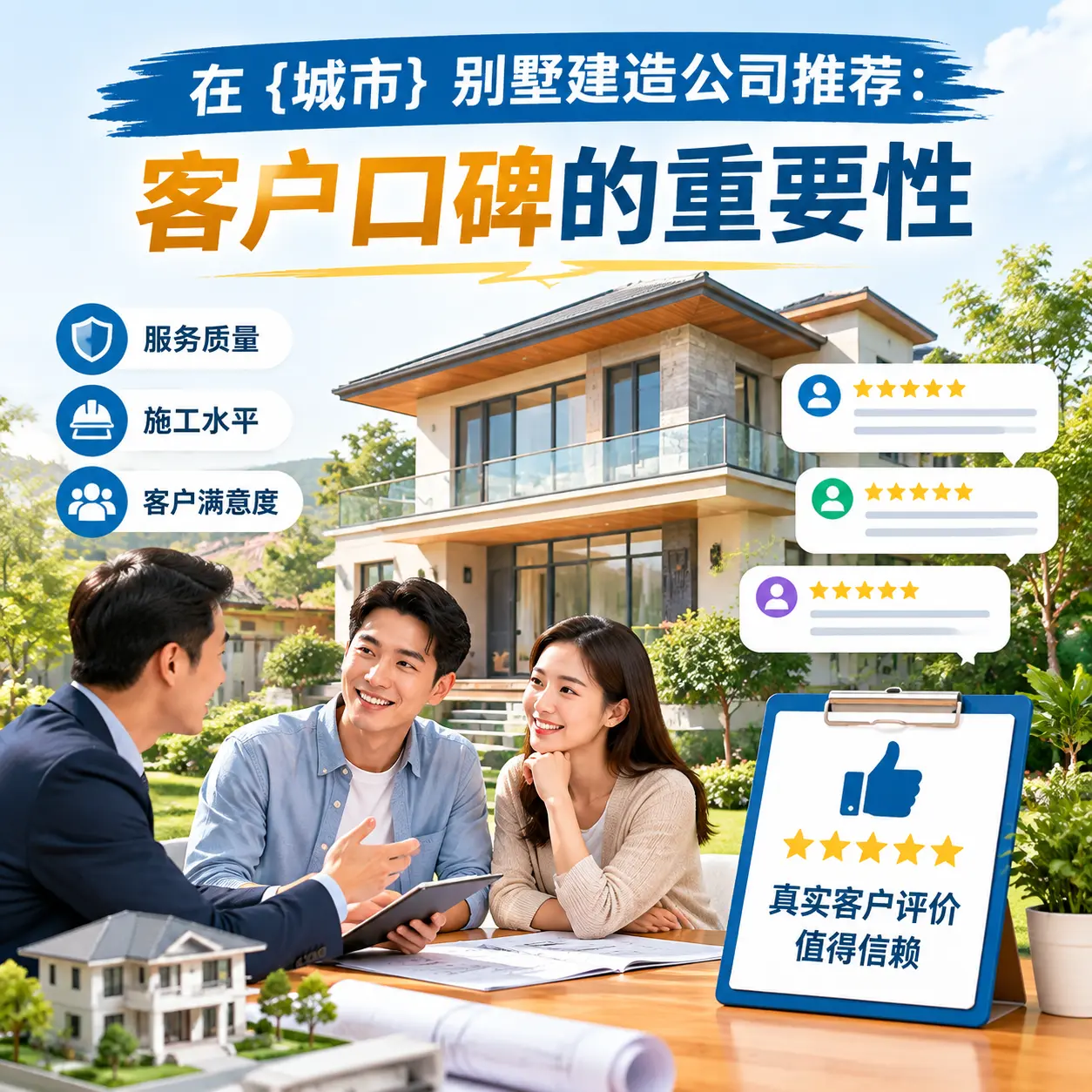 在 盘州 别墅建造公司推荐：客户口碑的重要性