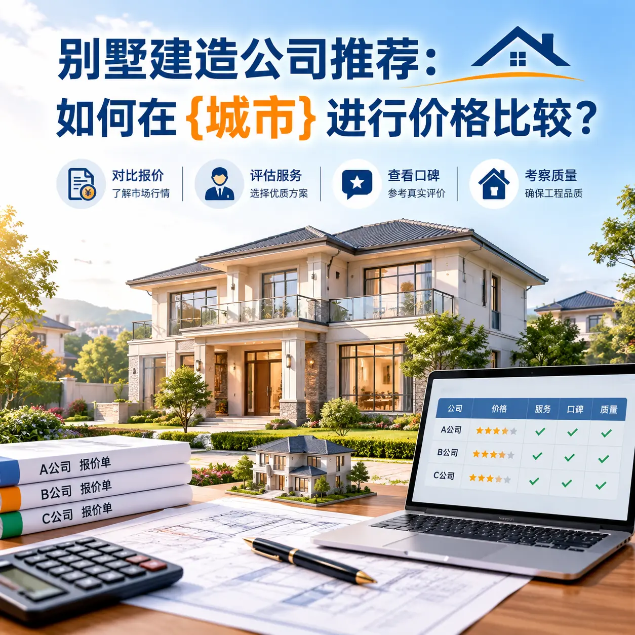 别墅建造公司推荐：如何在 盘州 进行价格比较？