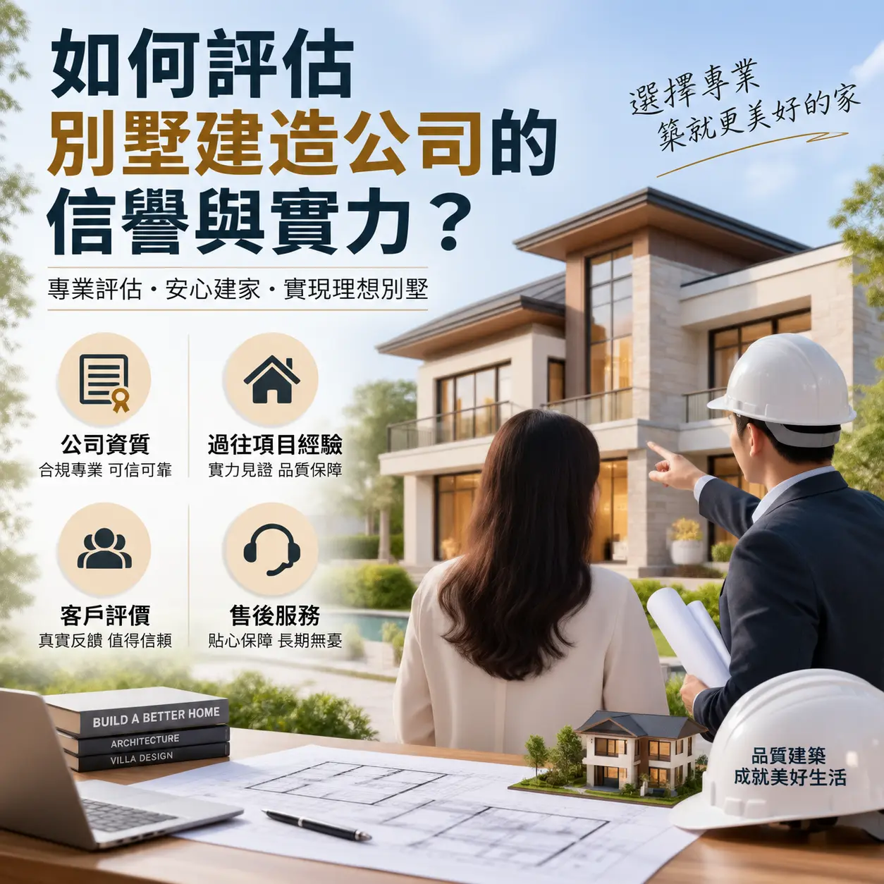 如何评估 盘州 别墅建造公司的信誉与实力？