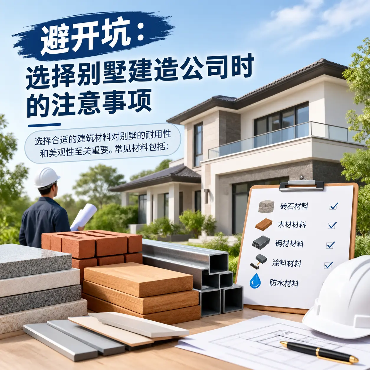 避开坑:选择 盘州 别墅建造公司时的注意事项