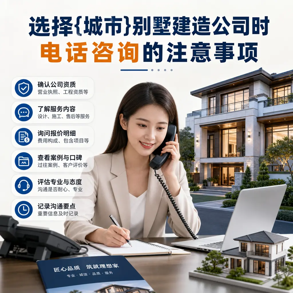 选择盘州别墅建造公司时,电话咨询的注意事项