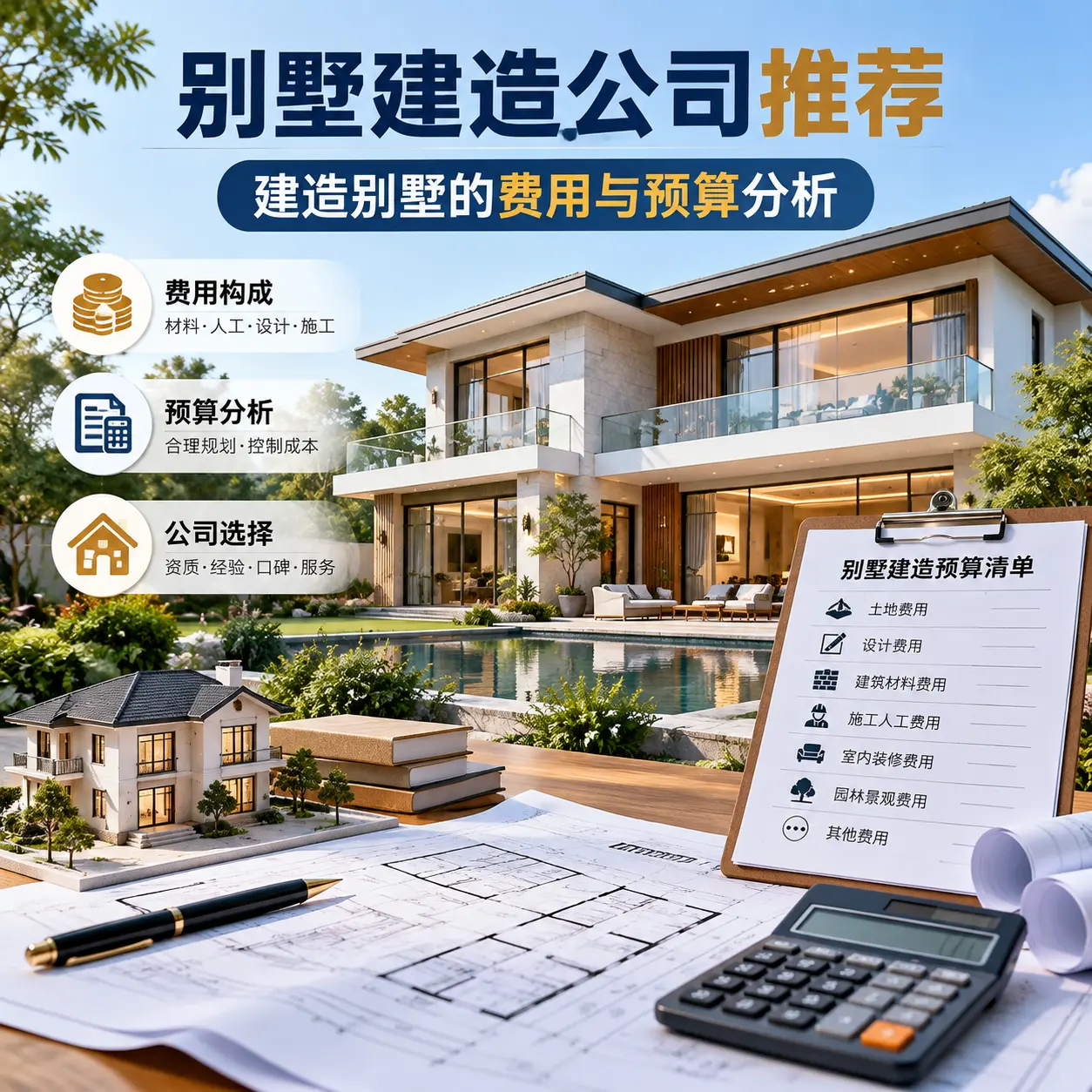 别墅建造公司推荐： 盘州 建造别墅的费用与预算分析