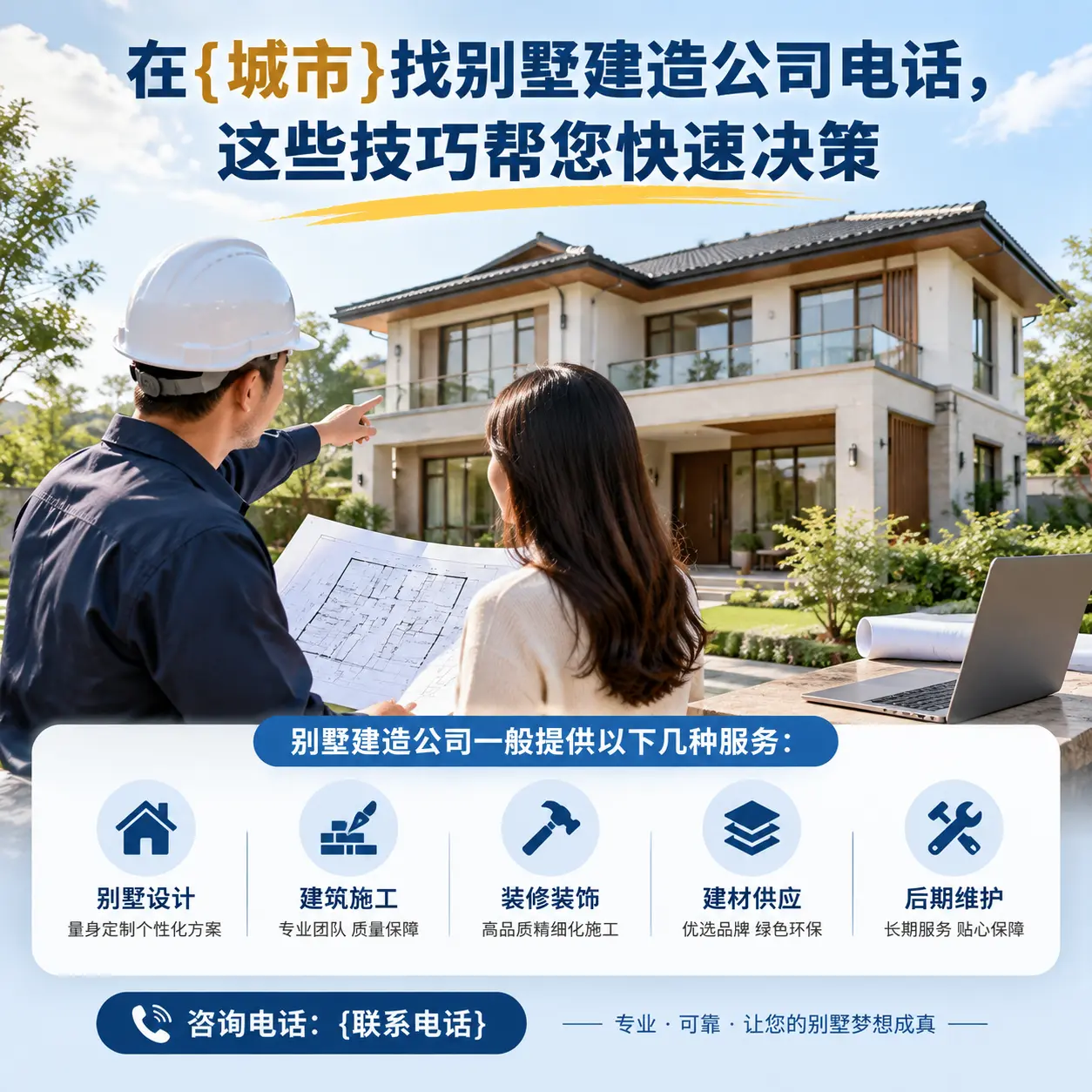 在盘州找别墅建造公司电话，这些技巧帮您快速决策