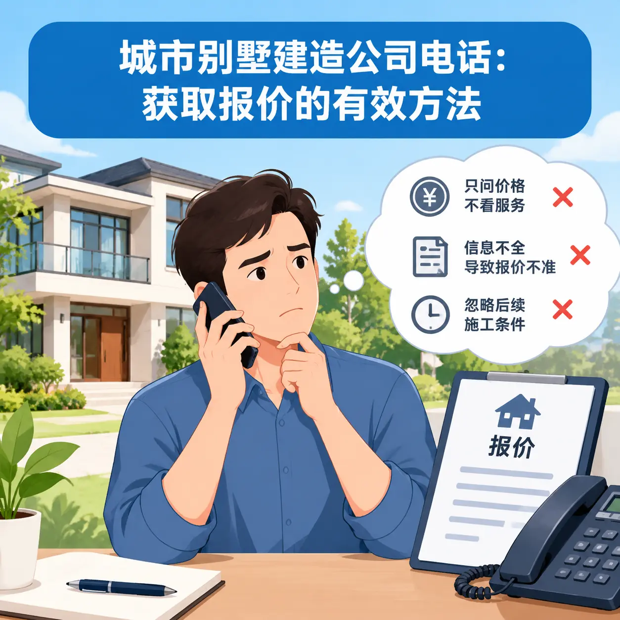 盘州别墅建造公司电话：获取报价的有效方法